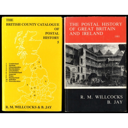 335 - LITERATURE: The Postal History of Great Britain and Ireland 1981 by R.M. Willcocks and B. Jay plus... 