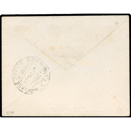 340 - 1917 'On Active Service' cover to Hampshire with triangular PASSED BY CENSOR/No. 3009 handstamp N1... 