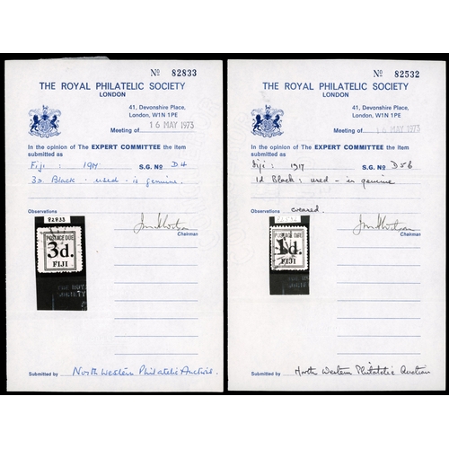 528 - Fiji postage dues mint and used collection