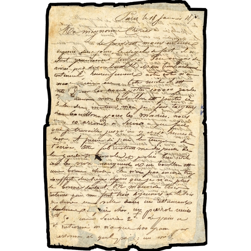 532 - 1870/71 selection of five entires all addressed to the Dordogne