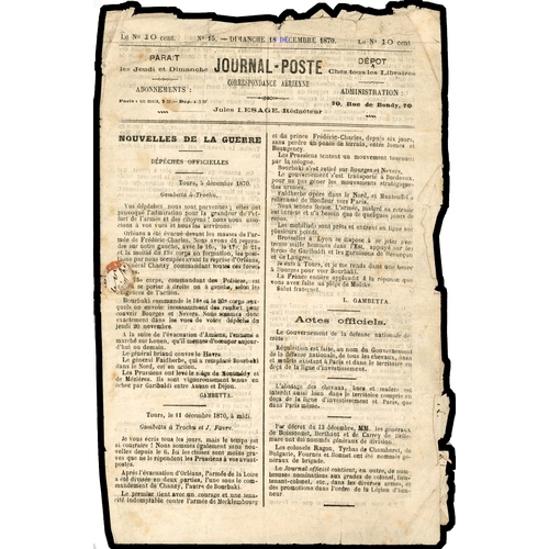 532 - 1870/71 selection of five entires all addressed to the Dordogne