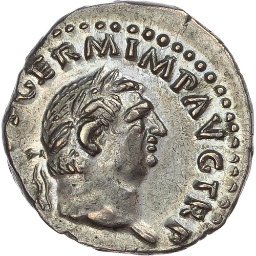 100 - Vitellius (AD 69) AR Denarius, Rome, 3.50g.