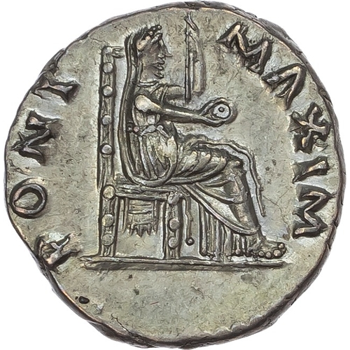 100 - Vitellius (AD 69) AR Denarius, Rome, 3.50g.