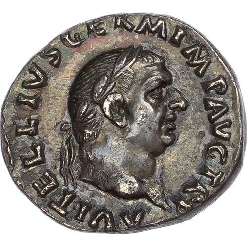 101 - Vitellius (AD 69) AR Denarius, Rome, 3.33g.