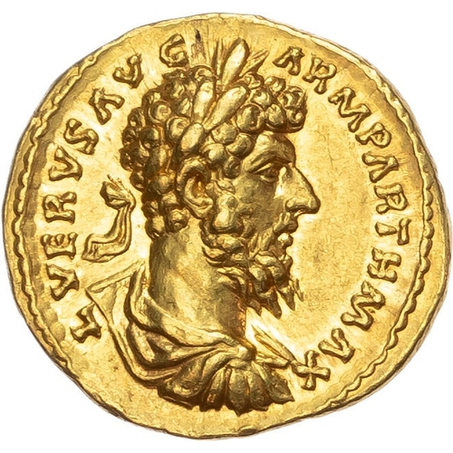 116 - Lucius Verus (AD 161 ? 169) AV Aureus, mint of Rome, AD 166  167, 7.21g.