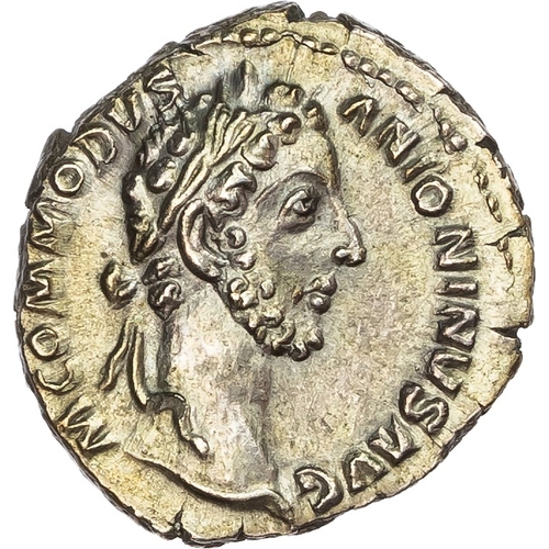 117 - Commodus (AD 177-192) AR Denarius, Rome, AD 181, 3.18g.