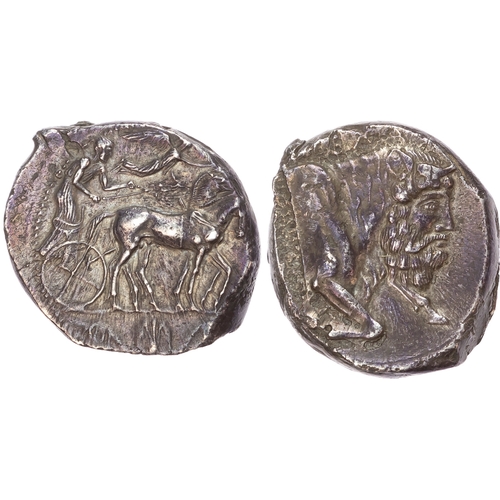 12 - Sicily, Gela (c. 450-440 BC) AR Tetradrachm, 16.68g.