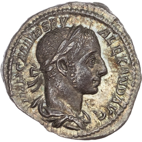 122 - Severus Alexander (AD 222-235) AR Denarius, Rome, AD 226, 3.29g.