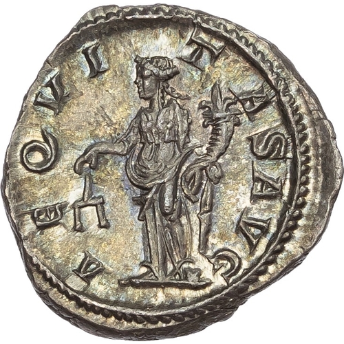 122 - Severus Alexander (AD 222-235) AR Denarius, Rome, AD 226, 3.29g.