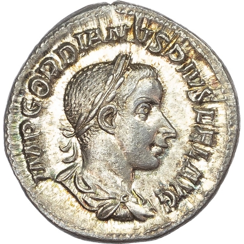 124 - Gordian III (AD 238-244) AR Denarius, Rome, AD 241, 3.16g.