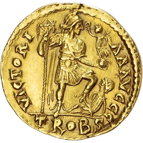 130 - Constantine III (AD 407?411) AV Solidus, mint of Trier, AD 408?411, 4.41g.