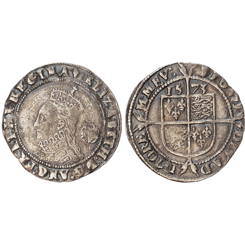 204 - Elizabeth I (1558-1603), Third and Fourth Issue, Sixpence, 1573