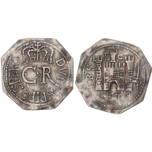 215 - Charles I (1625-1649), Civil War Issues, Third Siege of Pontefract (June 1648 - March 1649), silver ... 