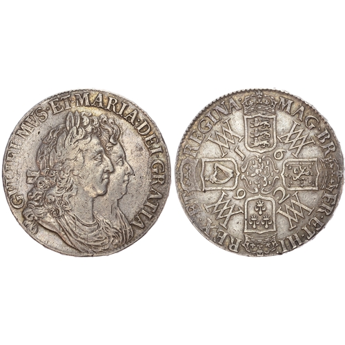 234 - William and Mary (1688-1694), Crown, 1692 QVARTO