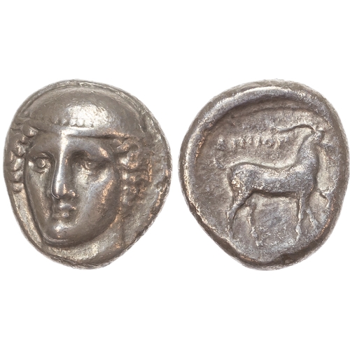 24 - Thrace, Ainos (c. 370-69  368 BC) AR Tetradrachm, 15.12g.