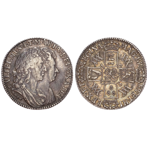 240 - William and Mary (1689-1694), Shilling, 1693