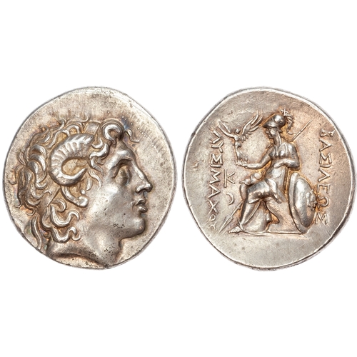 25 - Kingdom of Thrace, Lysimachos (306?281 BC) AR Tetradrachm, mint of Lampsakos, c. 297?281 BC, 16.95g.