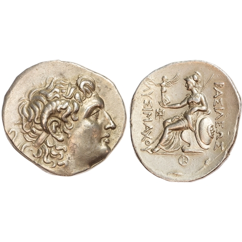 26 - Kingdom of Thrace, Lysimachos (c. 305-281 BC), Silver Tetradrachm, uncertain mint, 17.16g.