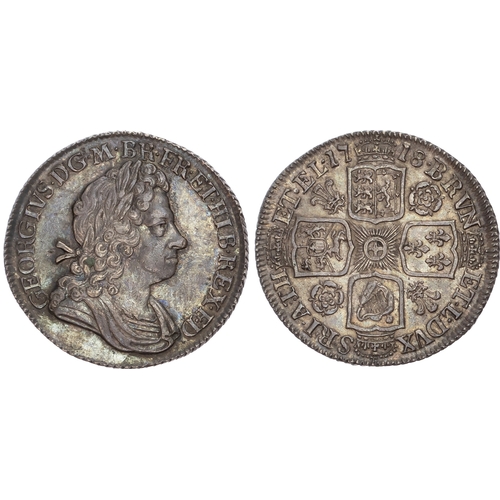 271 - George I (1714-1727) Shilling, 1718.