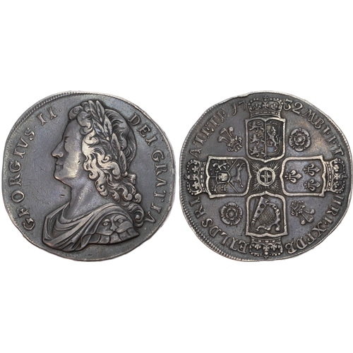 276 - George II (1727-1760), Crown, 1732 SEXTO