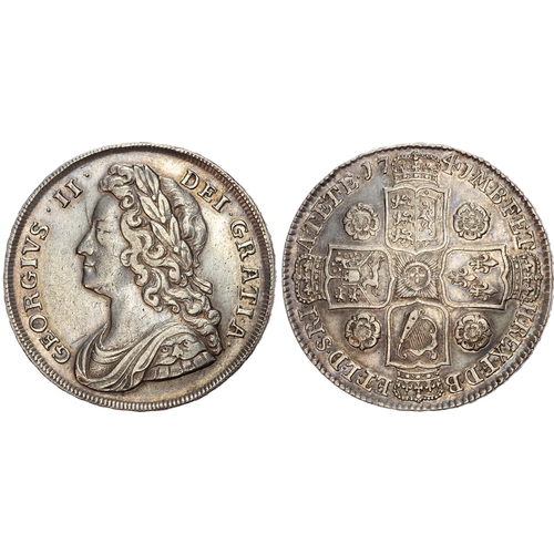 280 - George II (1727-1760), Halfcrown, 1741 DECIMO QVARTO