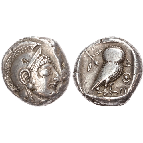 33 - Attica, Athens (c. 500-480 BC) AR Tetradrachm, archaic style, 16.79g.