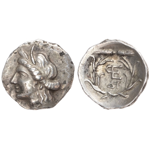 38 - Argolis, Hermione (c. 280-250 BC) AR Triobol, 2.48g.