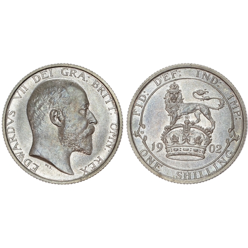 422 - Edward VII (1901-1910) Coronation Matt Proof Short Set, 1902.