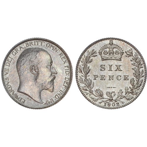 422 - Edward VII (1901-1910) Coronation Matt Proof Short Set, 1902.
