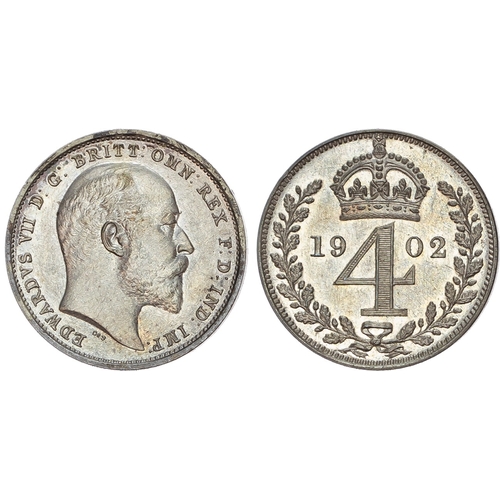 422 - Edward VII (1901-1910) Coronation Matt Proof Short Set, 1902.