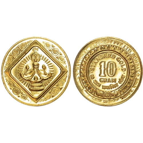 479 - India, National Refinery Pvt. Ltd, Bombay, Standard Fine Gold, gold 10 Grams