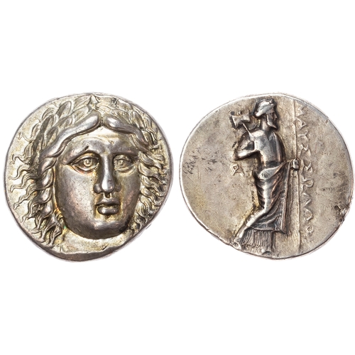 48 - Satraps of Karia, Mausolus (c. 377/6?353/2 BC) AR Tetradrachm, mint of Halicarnassos, c. 370?353 BC,... 