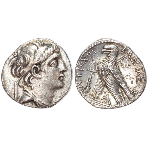 51 - Seleukid Empire, Antiochos VII Eugertes (138-129 BC), AR Tetradrachm, Tyre, 137/6 BC, 13.89g.