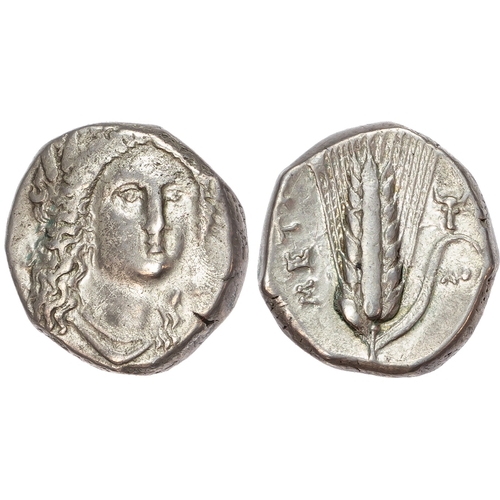 6 - Lucania, Metapontum (c. 330-290 BC)  AR Nomos, 7.94g.