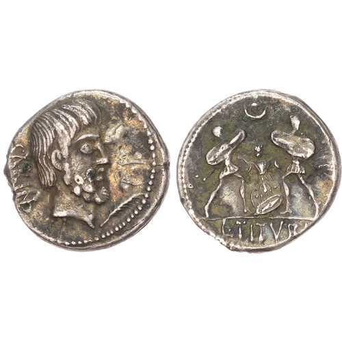 64 - Q. Titurius (89 BC) AR Denarius, Rome, 3.07g.