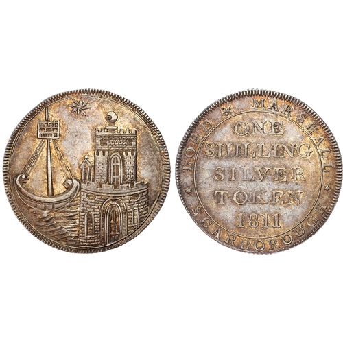 657 - Yorkshire, Scarborough. Lord & Marshall, silver shillings, 1811-12 (2).