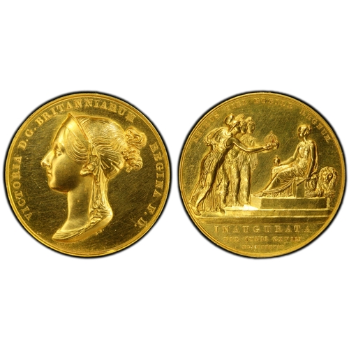 664 - Victoria (1837-1901), Coronation, 1838, Gold Medal (36mm/31.26gm), official Royal Mint issue, by B. ... 