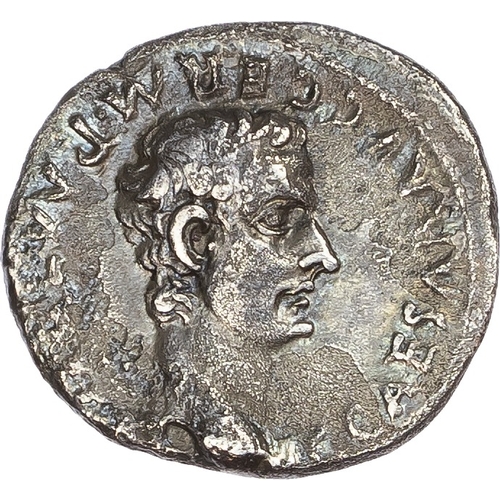 91 - Caligula (AD 37-41) AR Denarius, Lugdunum, AD 37, 3.37g.