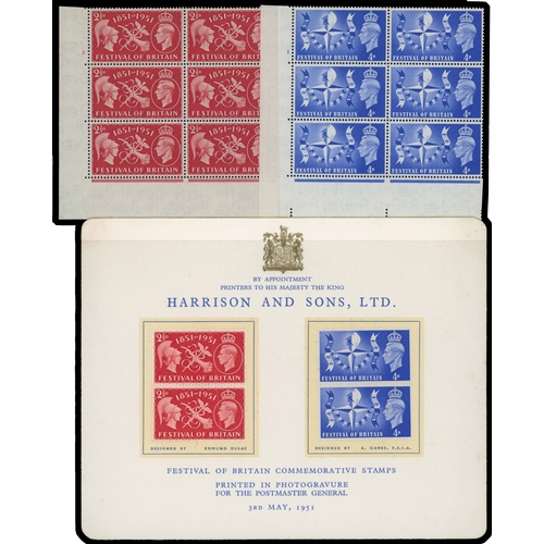 110 - 1951 Festival pair collection (SG513-4)