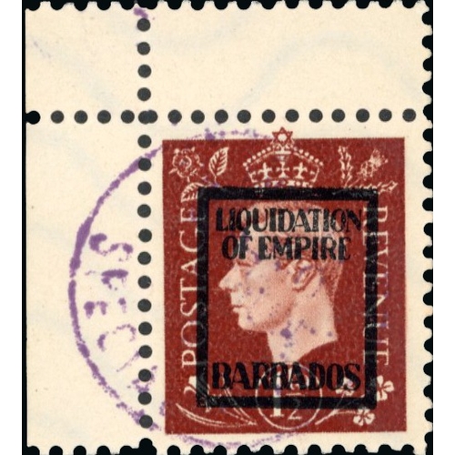 216 - German Propaganda Forgeries; Barbados set used