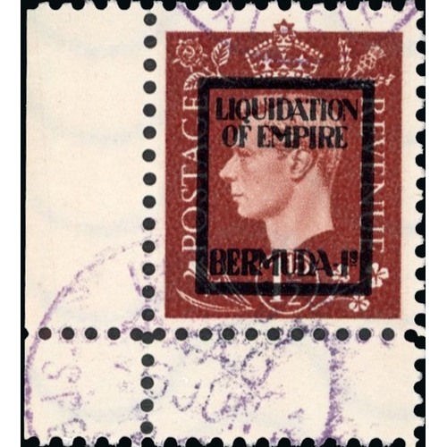 218 - German Propaganda Forgeries; Bermuda set 'used'