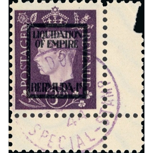 218 - German Propaganda Forgeries; Bermuda set 'used'