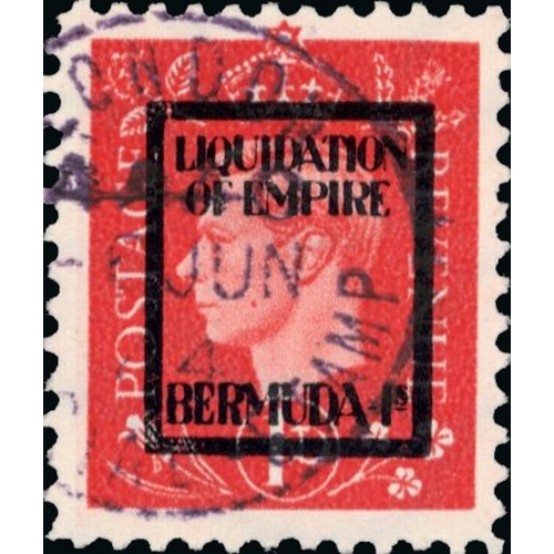 218 - German Propaganda Forgeries; Bermuda set 'used'