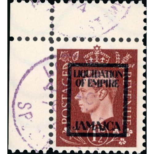 221 - German Propaganda Forgeries; Jamaica set 'used'