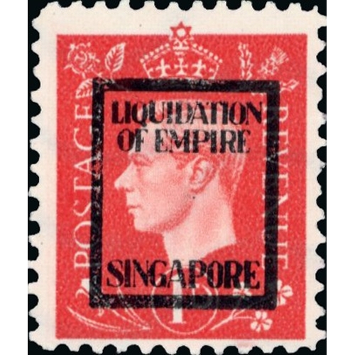 224 - German Propaganda Forgeries; Singapore set unused