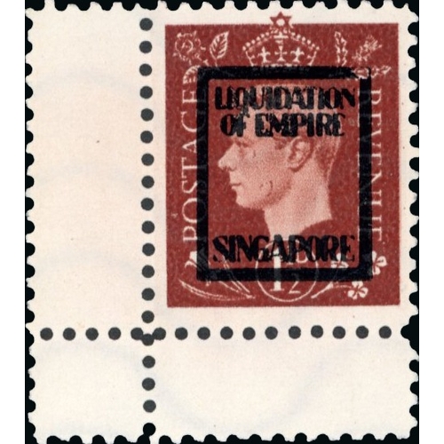 224 - German Propaganda Forgeries; Singapore set unused