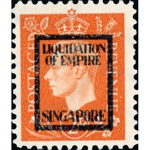 224 - German Propaganda Forgeries; Singapore set unused