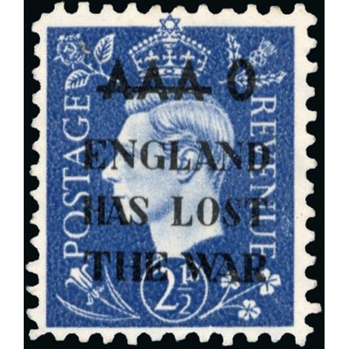 272 - German Propaganda Forgeries; 2½d ENGLAND HAS LOST THE WAR unused