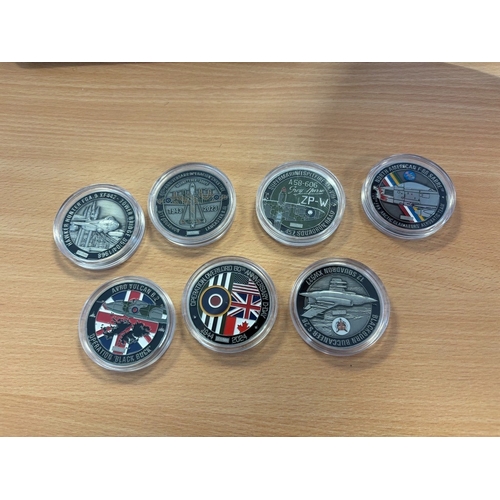 17 - Airfix - No.1 of each Airfix coin released (7)