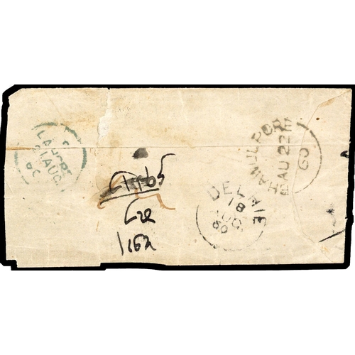 8 - Bahawalpur 1860 stampless cover